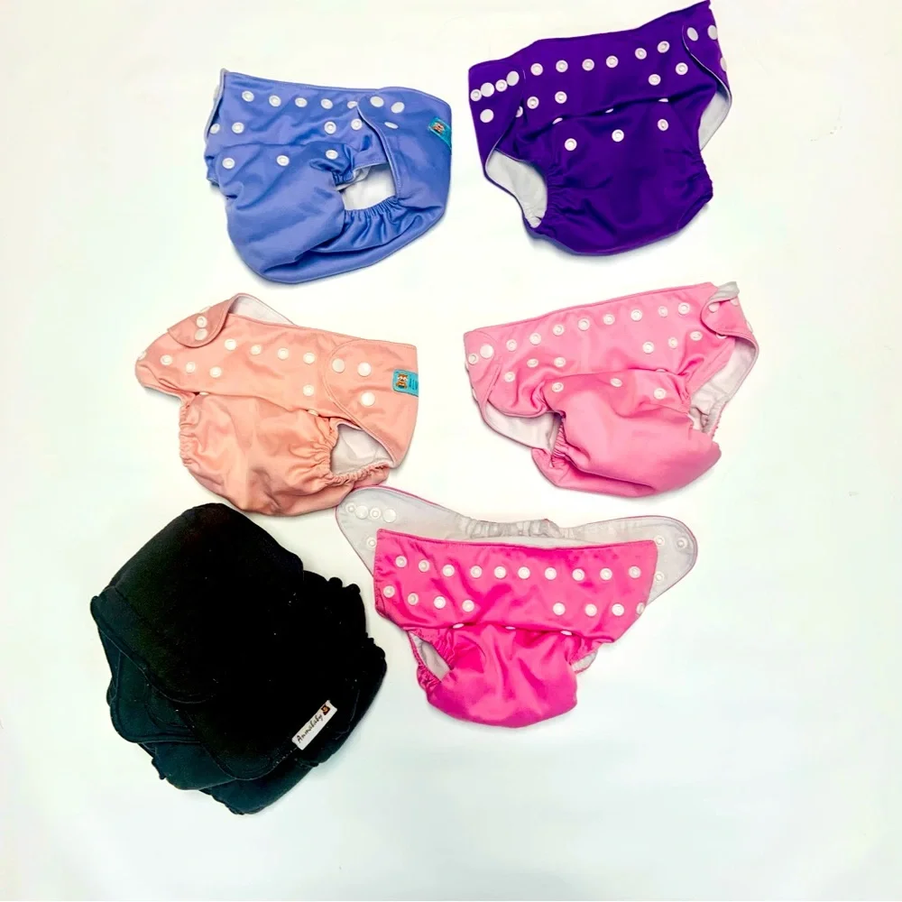 5 alva baby diaper covers with inserts